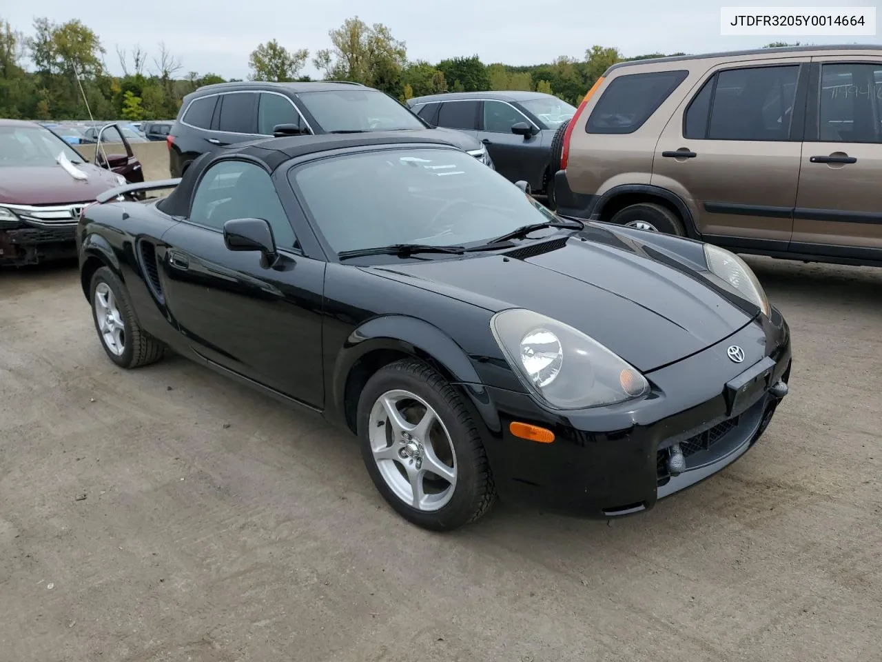 2000 Toyota Mr2 Spyder VIN: JTDFR3205Y0014664 Lot: 71702914