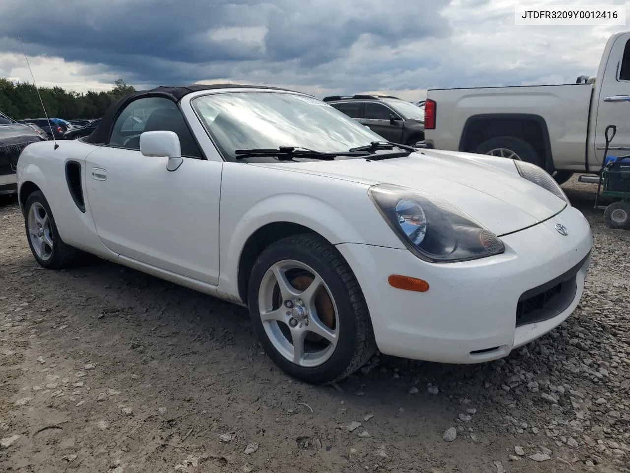 2000 Toyota Mr2 Spyder VIN: JTDFR3209Y0012416 Lot: 73955194