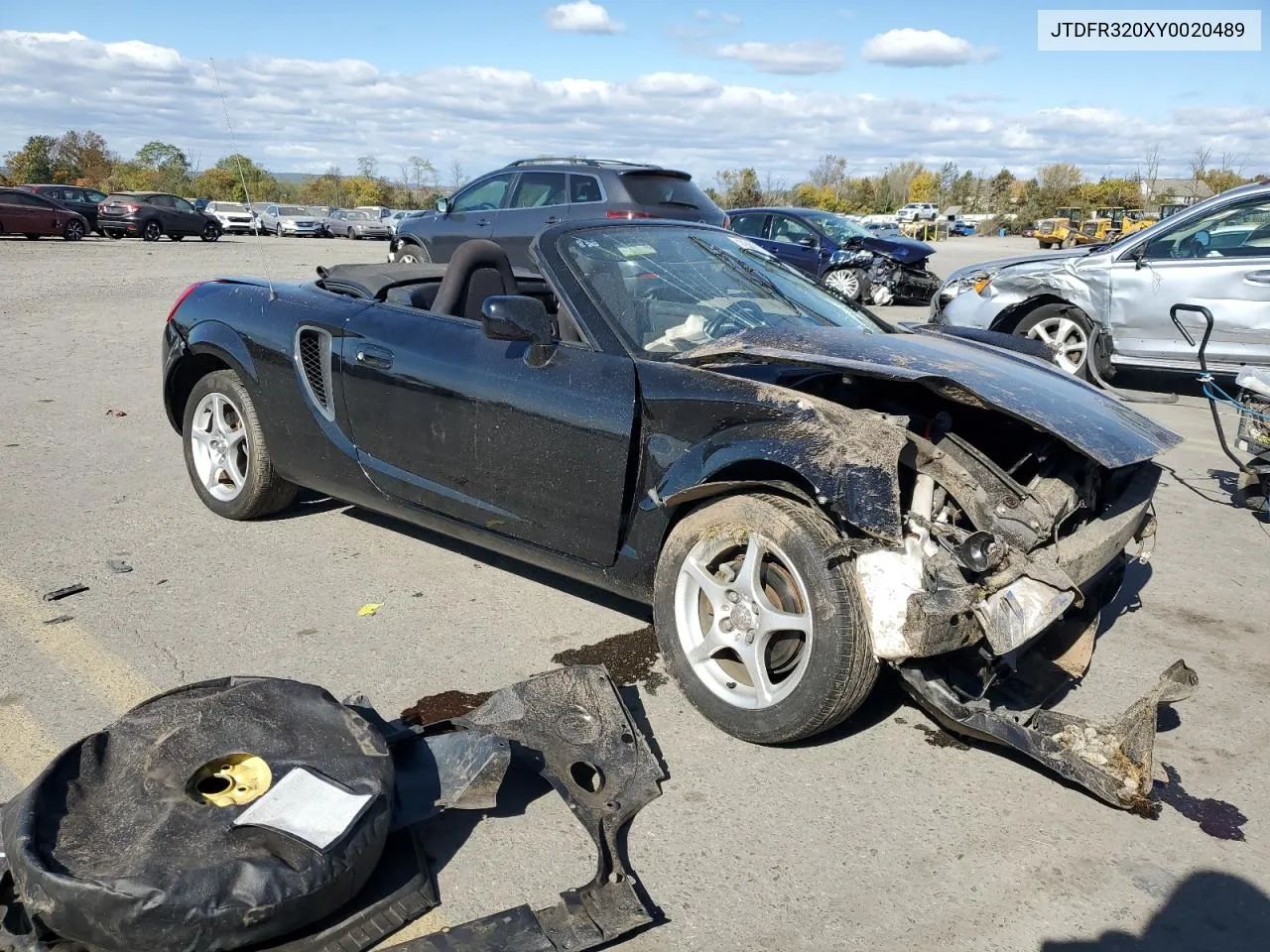 2000 Toyota Mr2 Spyder VIN: JTDFR320XY0020489 Lot: 75920154