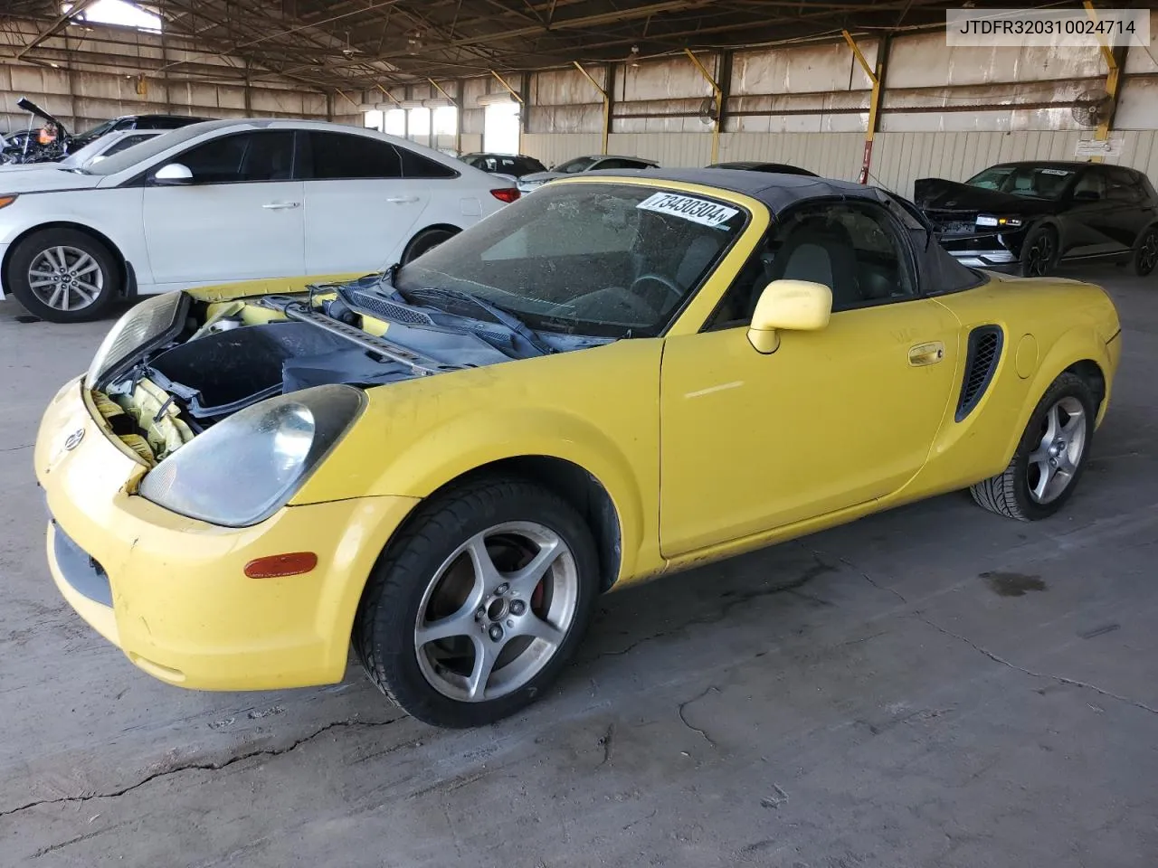 JTDFR320310024714 2001 Toyota Mr2 Spyder