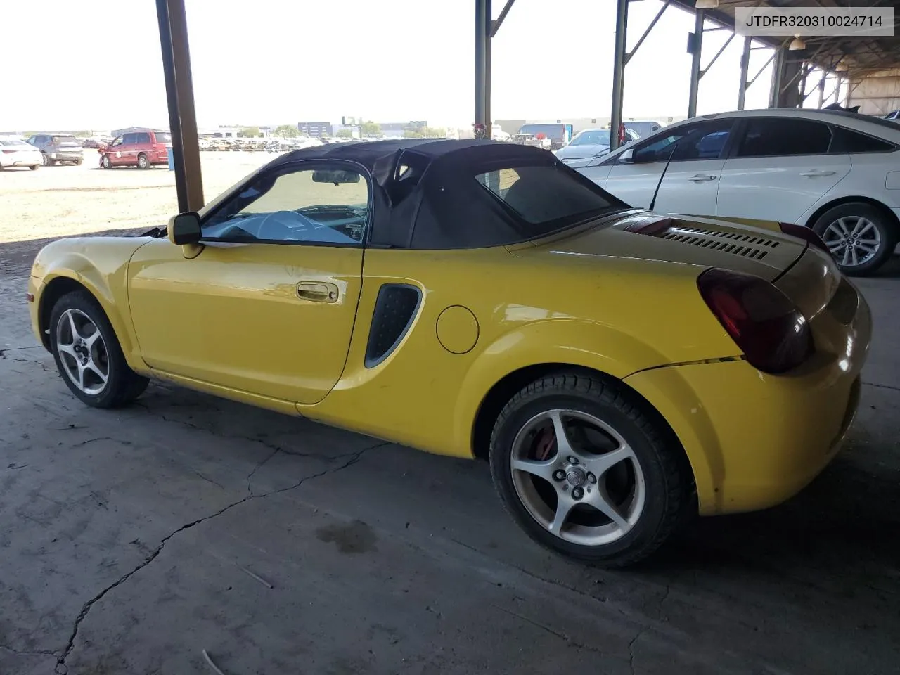 2001 Toyota Mr2 Spyder VIN: JTDFR320310024714 Lot: 73430304