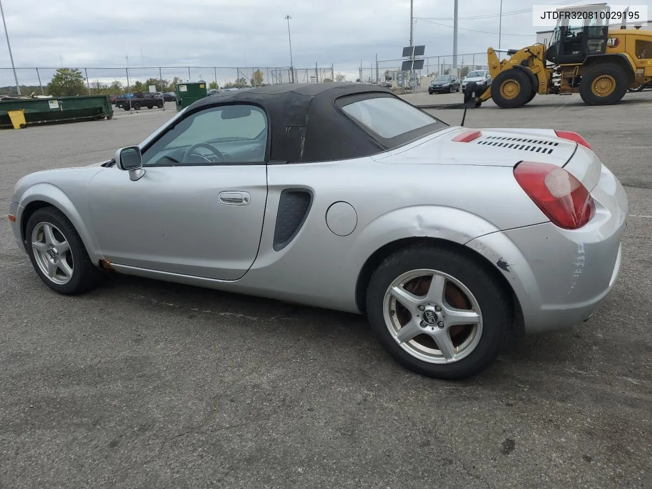 2001 Toyota Mr2 Spyder VIN: JTDFR320810029195 Lot: 75710234