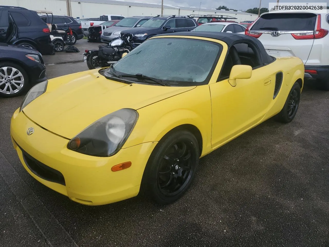 2002 Toyota Mr2 Spyder VIN: JTDFR320220042638 Lot: 74129724