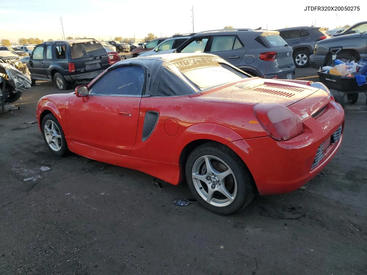 2002 Toyota Mr2 Spyder VIN: JTDFR320X20050275 Lot: 78687794