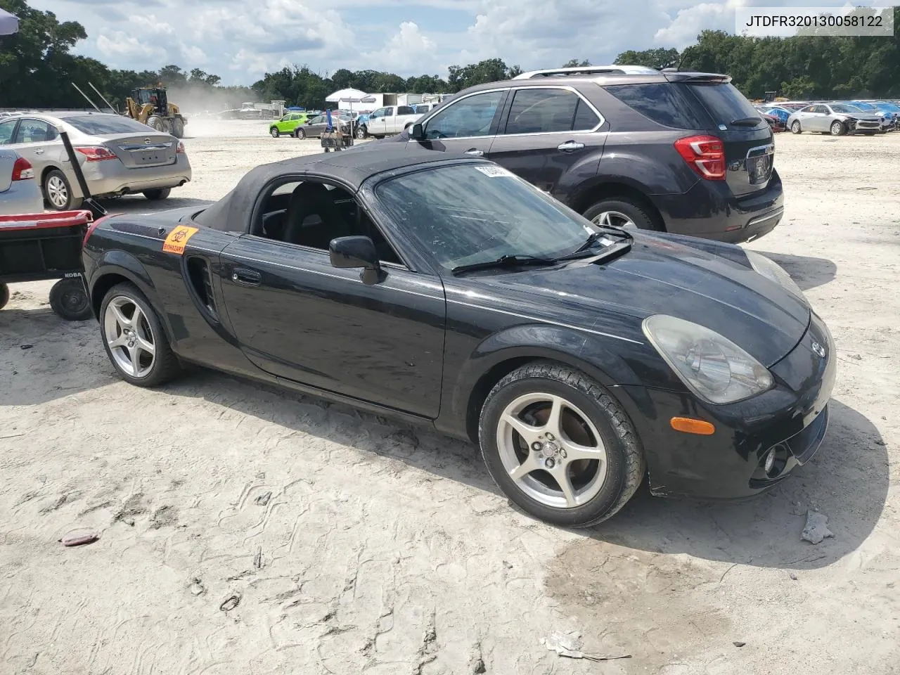 2003 Toyota Mr2 Spyder VIN: JTDFR320130058122 Lot: 72046344