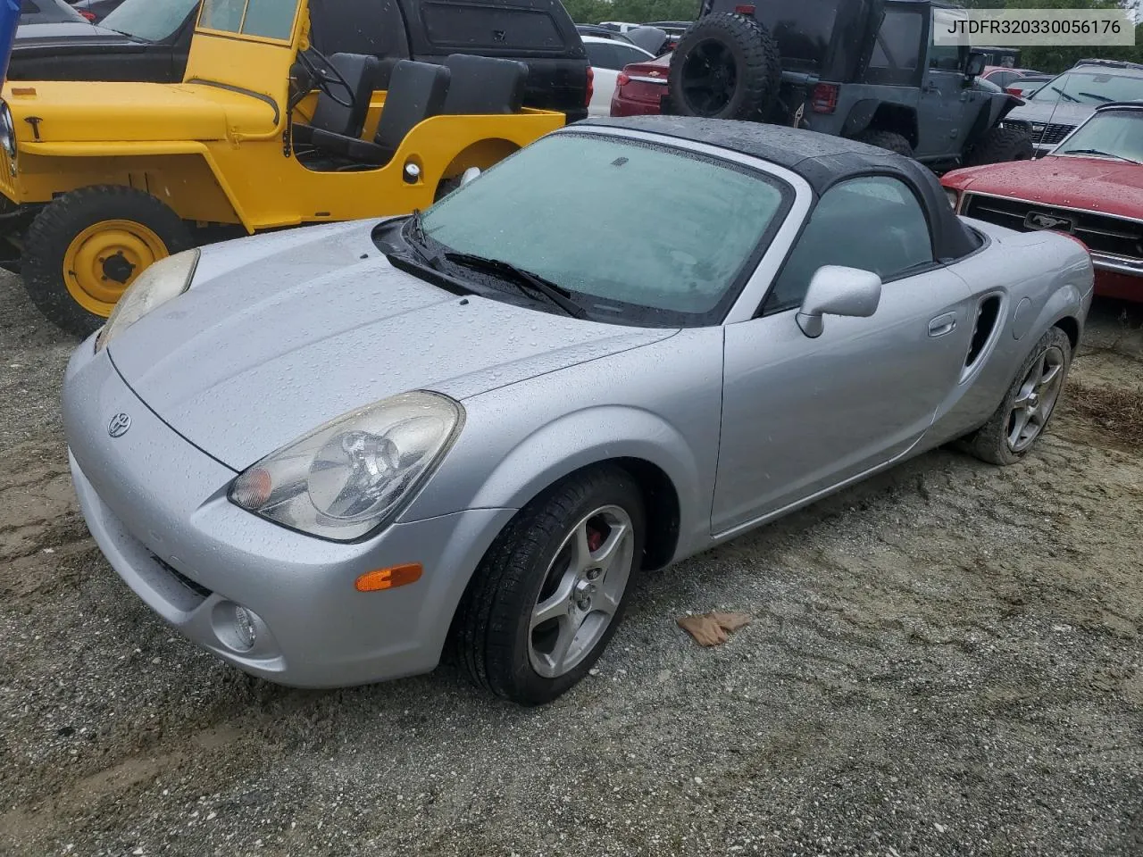 2003 Toyota Mr2 Spyder VIN: JTDFR320330056176 Lot: 74517284