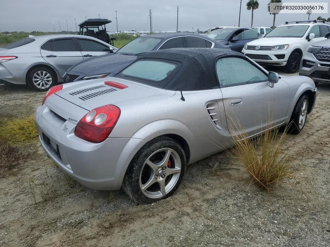 2003 Toyota Mr2 Spyder VIN: JTDFR320330056176 Lot: 74517284