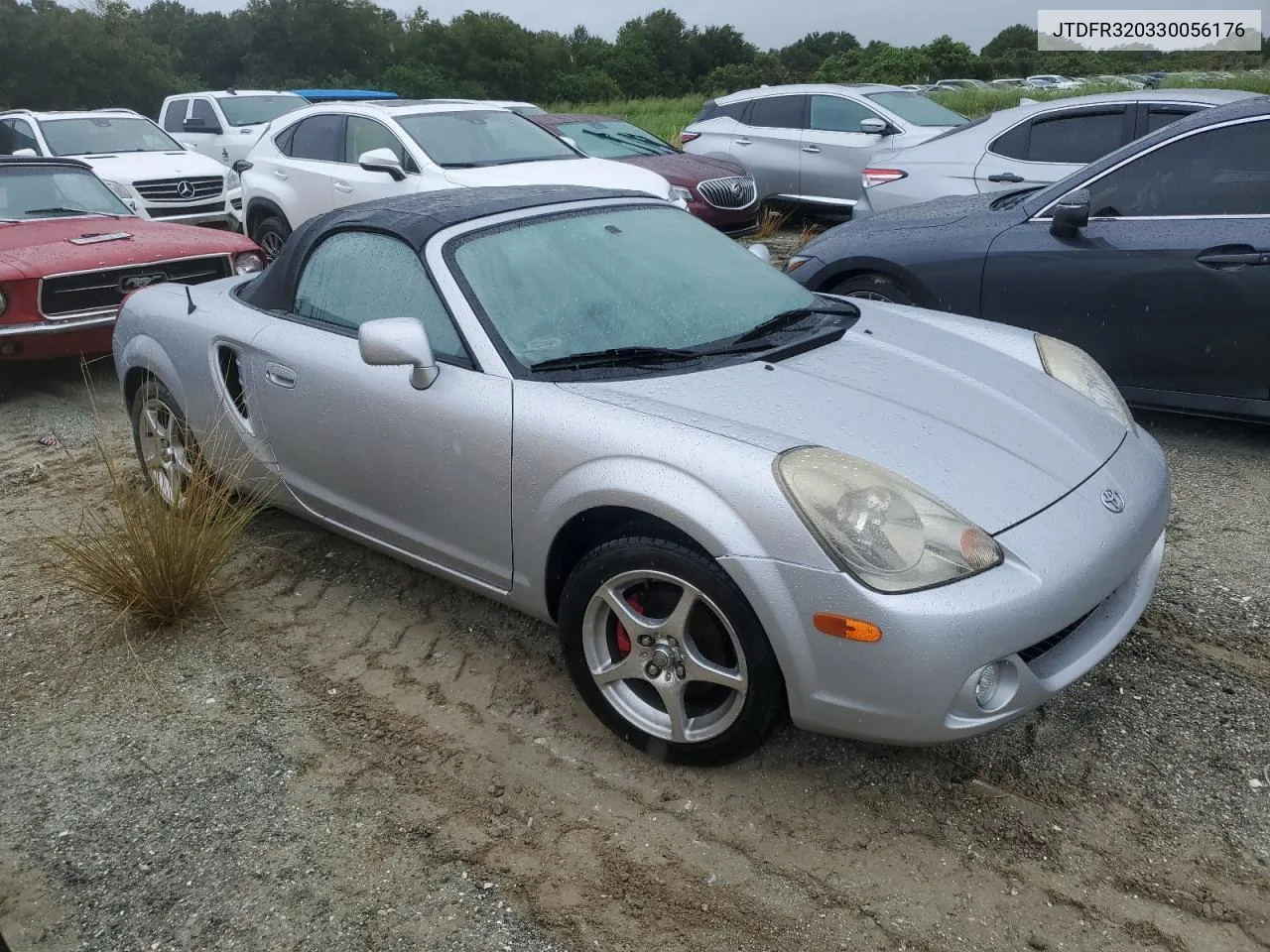 2003 Toyota Mr2 Spyder VIN: JTDFR320330056176 Lot: 74517284