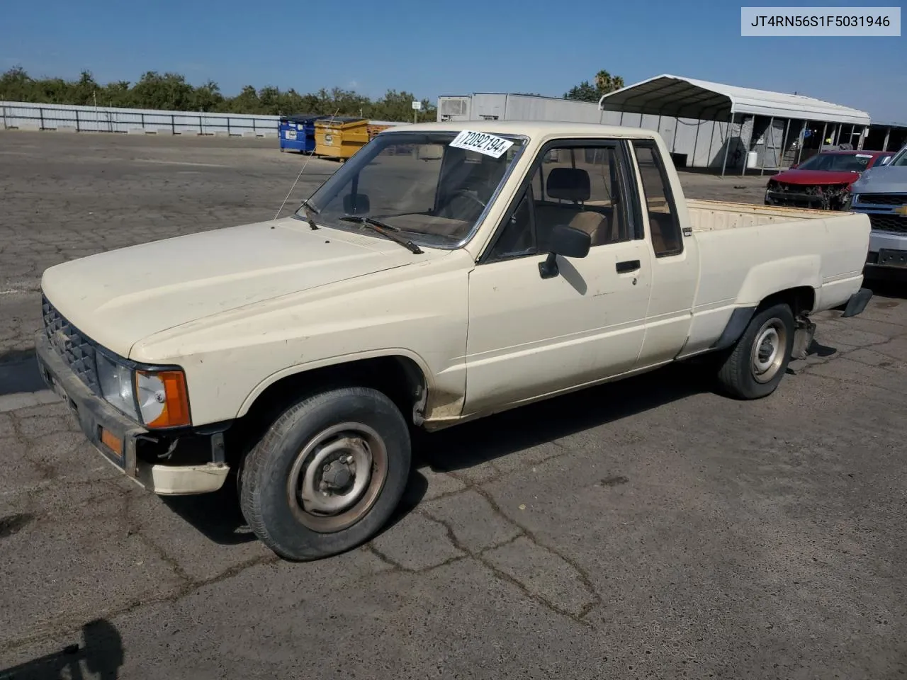 1985 Toyota Pickup Xtracab Rn56 Sr5 VIN: JT4RN56S1F5031946 Lot: 72092194