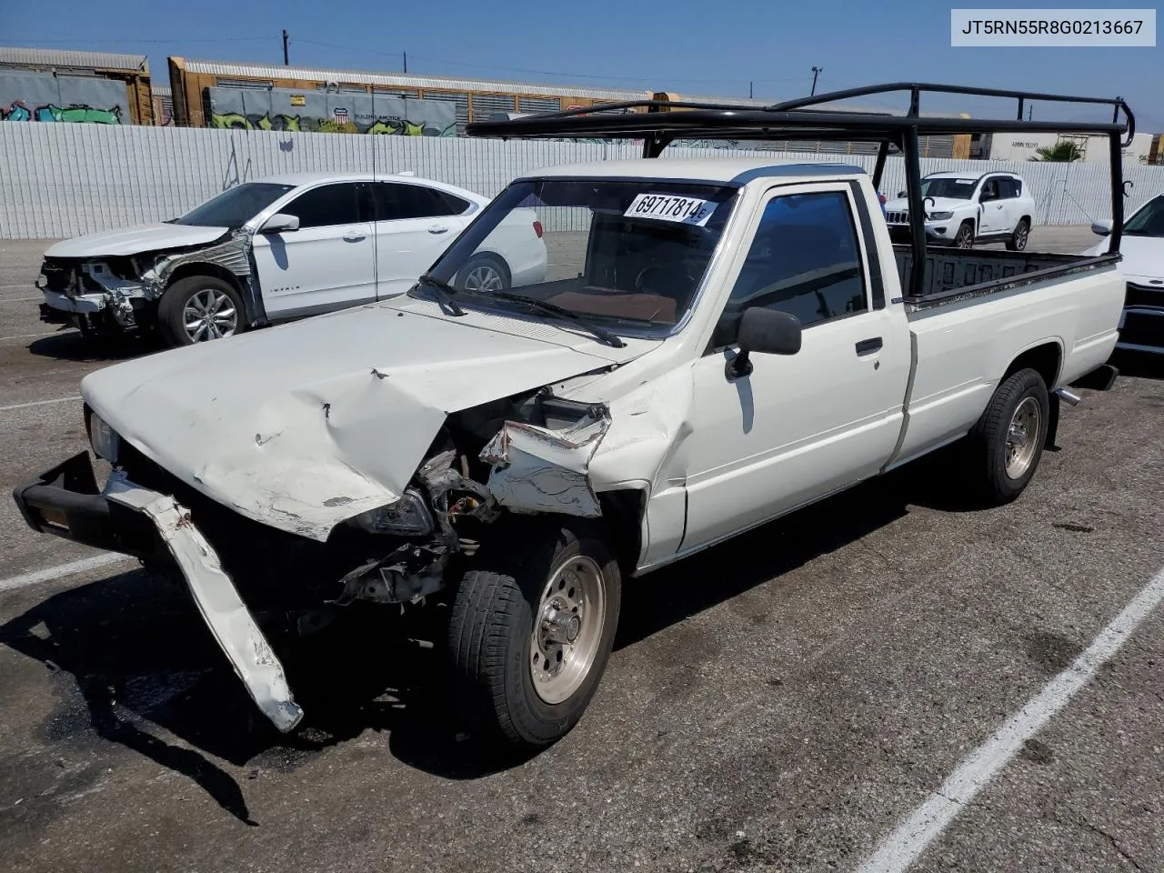 JT5RN55R8G0213667 1986 Toyota Pickup Cab Chassis Rn55