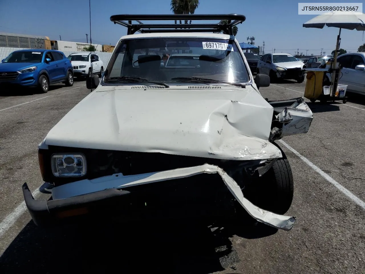 JT5RN55R8G0213667 1986 Toyota Pickup Cab Chassis Rn55