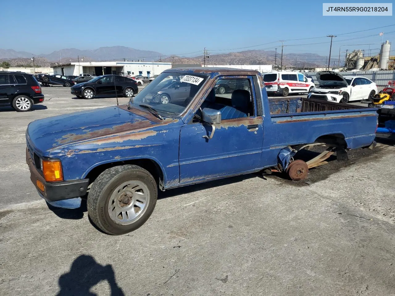 1986 Toyota Pickup 1/2 Ton Rn55 VIN: JT4RN55R9G0218204 Lot: 73337134