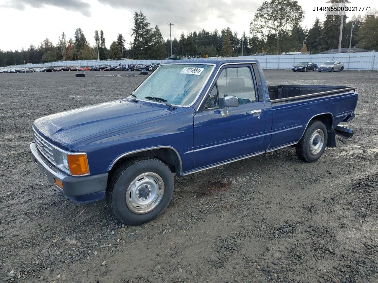 1986 Toyota Pickup 1/2 Ton Rn55 Dlx VIN: JT4RN55D0G0217771 Lot: 74821884