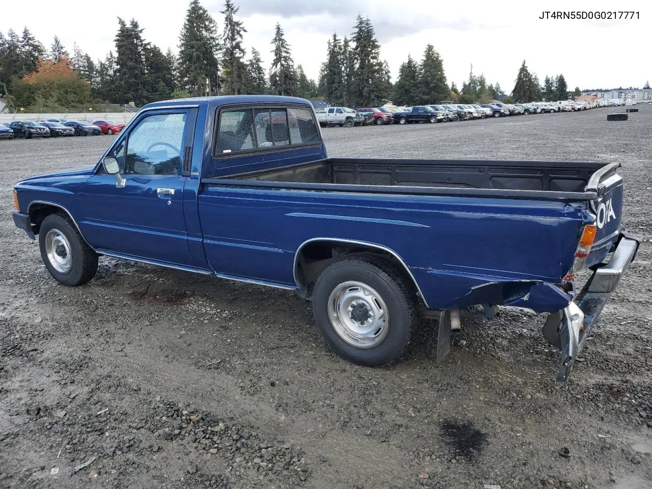 1986 Toyota Pickup 1/2 Ton Rn55 Dlx VIN: JT4RN55D0G0217771 Lot: 74821884