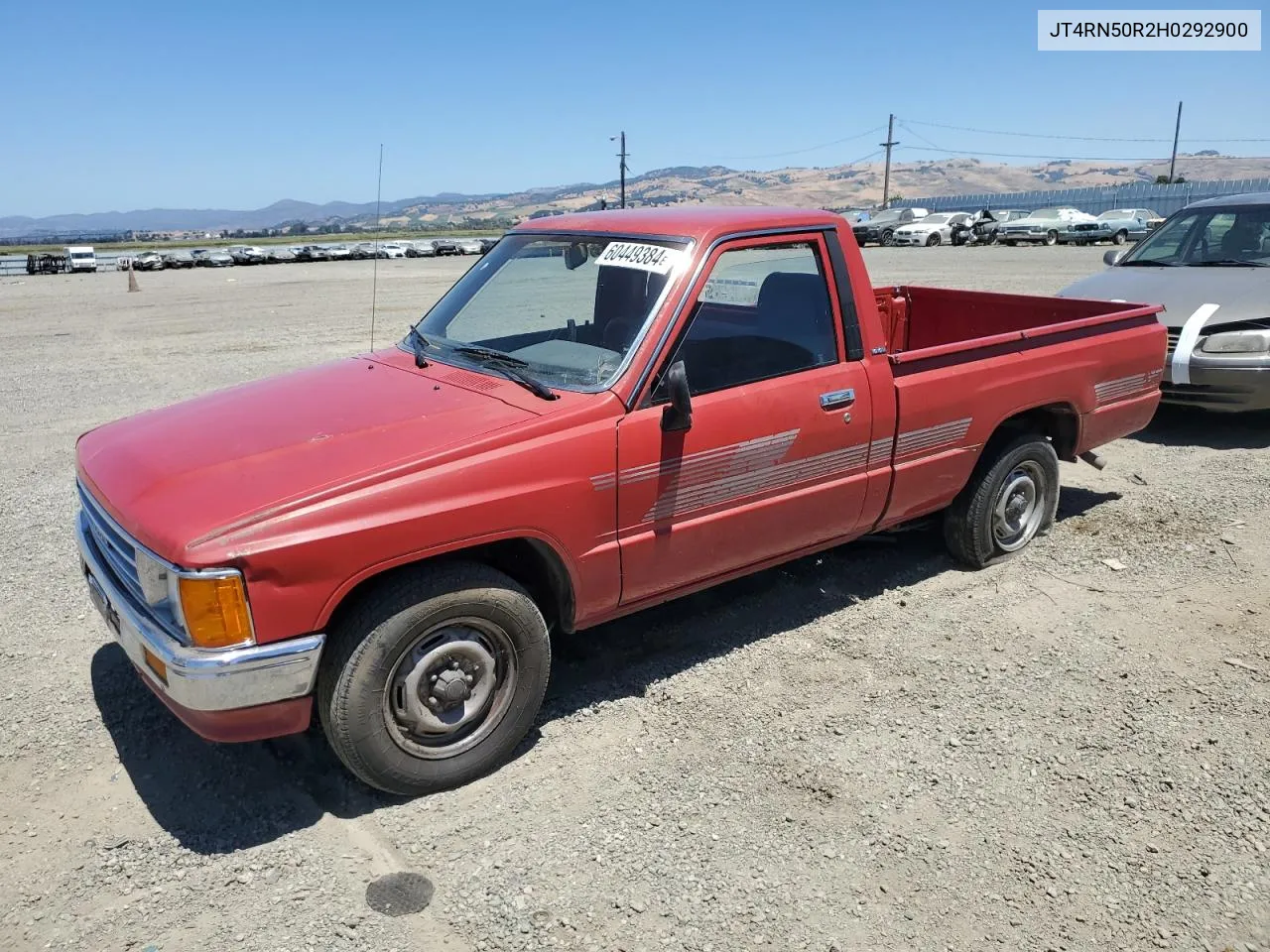 1987 Toyota Pickup 1/2 Ton Rn50 VIN: JT4RN50R2H0292900 Lot: 60449384