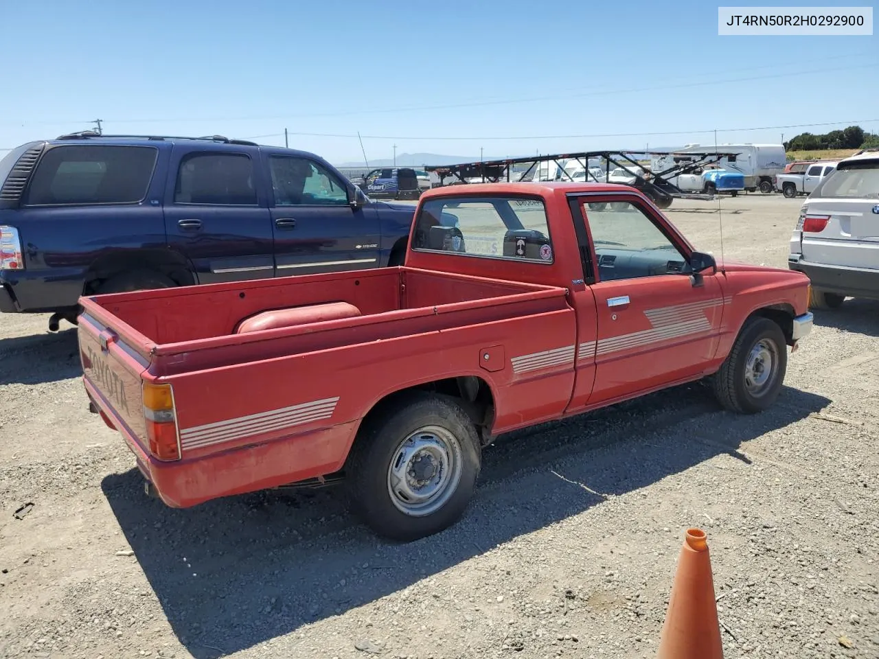 1987 Toyota Pickup 1/2 Ton Rn50 VIN: JT4RN50R2H0292900 Lot: 60449384