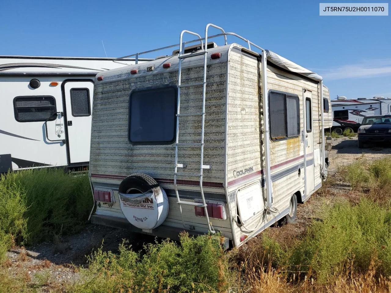 1987 Toyota Pickup Cab Chassis Rn75 Dlx VIN: JT5RN75U2H0011070 Lot: 74301364