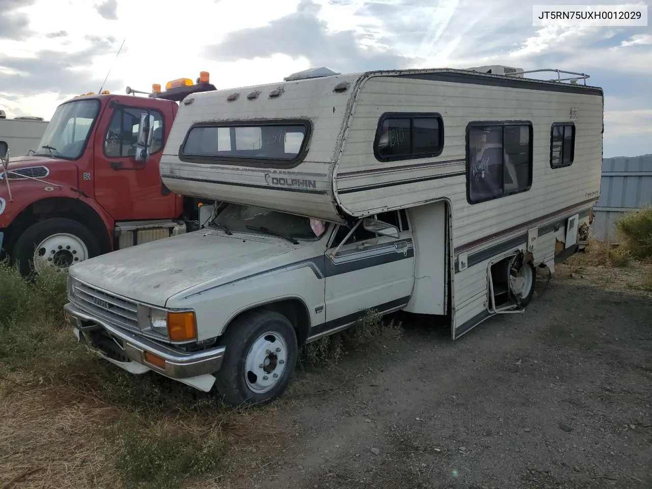 1987 Toyota Pickup Cab Chassis Rn75 Dlx VIN: JT5RN75UXH0012029 Lot: 77705574