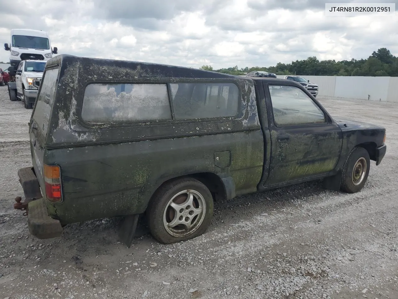 1989 Toyota Pickup 1/2 Ton Short Wheelbase VIN: JT4RN81R2K0012951 Lot: 65280514