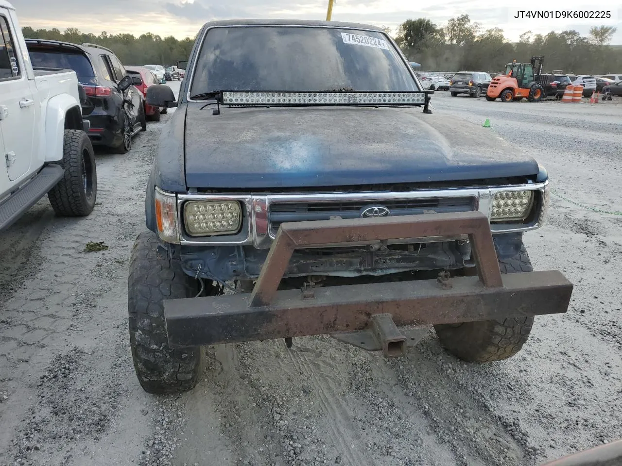 1989 Toyota Pickup 1/2 Ton Short Wheelbase Dlx VIN: JT4VN01D9K6002225 Lot: 74520224