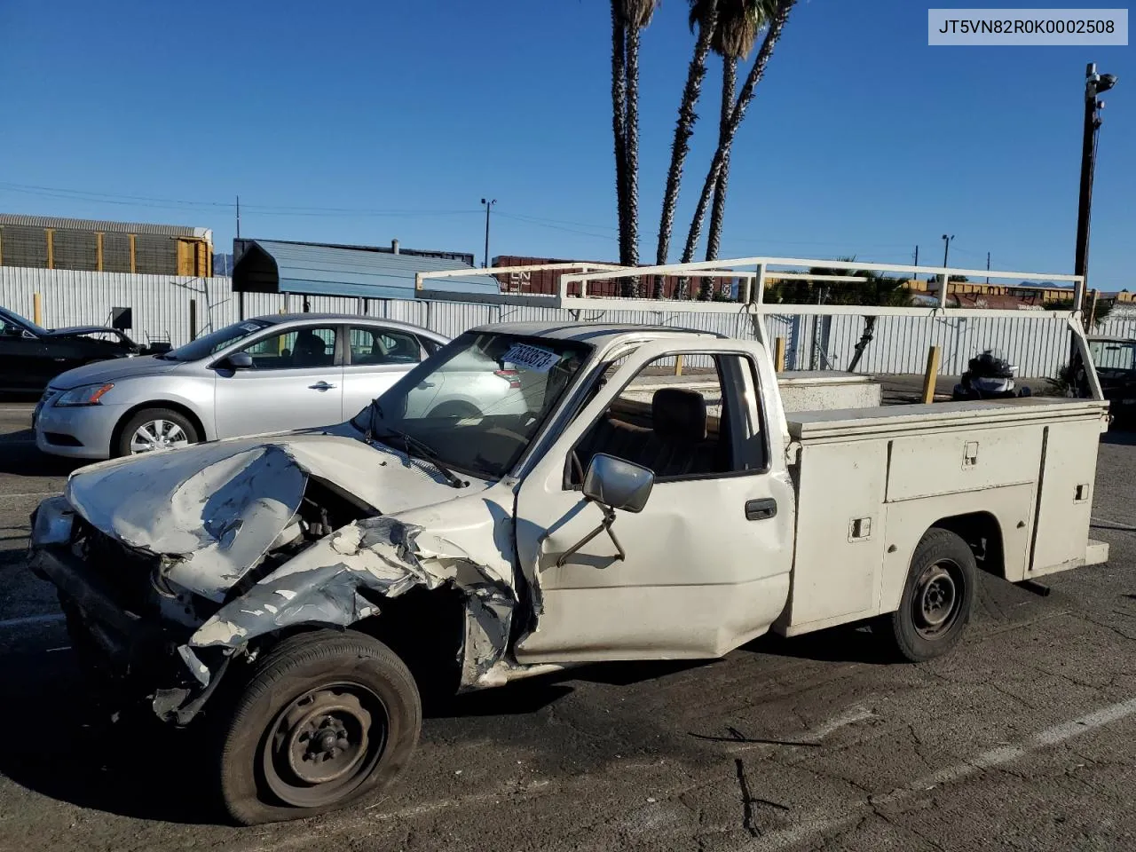 1989 Toyota Pickup Cab Chassis Long Wheelbase VIN: JT5VN82R0K0002508 Lot: 75333573