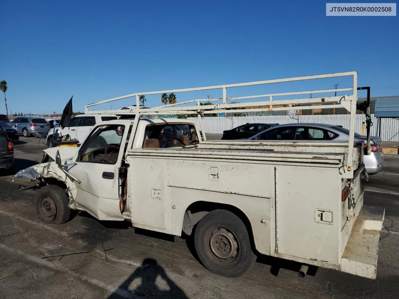 1989 Toyota Pickup Cab Chassis Long Wheelbase VIN: JT5VN82R0K0002508 Lot: 75333573