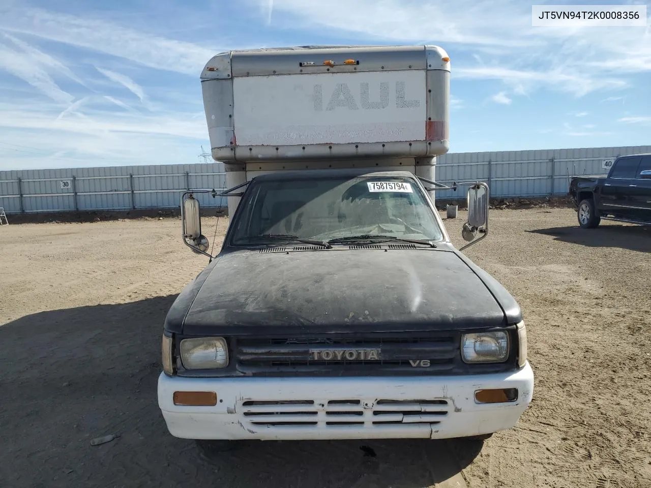 1989 Toyota Pickup Cab Chassis Super Long Wheelbase VIN: JT5VN94T2K0008356 Lot: 75875794