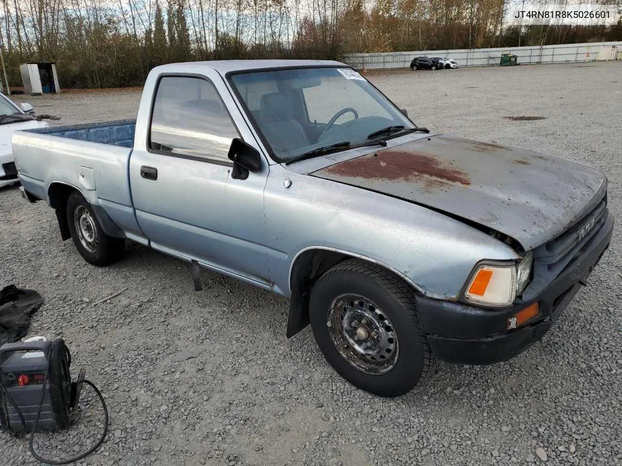 1989 Toyota Pickup 1/2 Ton Short Wheelbase VIN: JT4RN81R8K5026601 Lot: 76144074