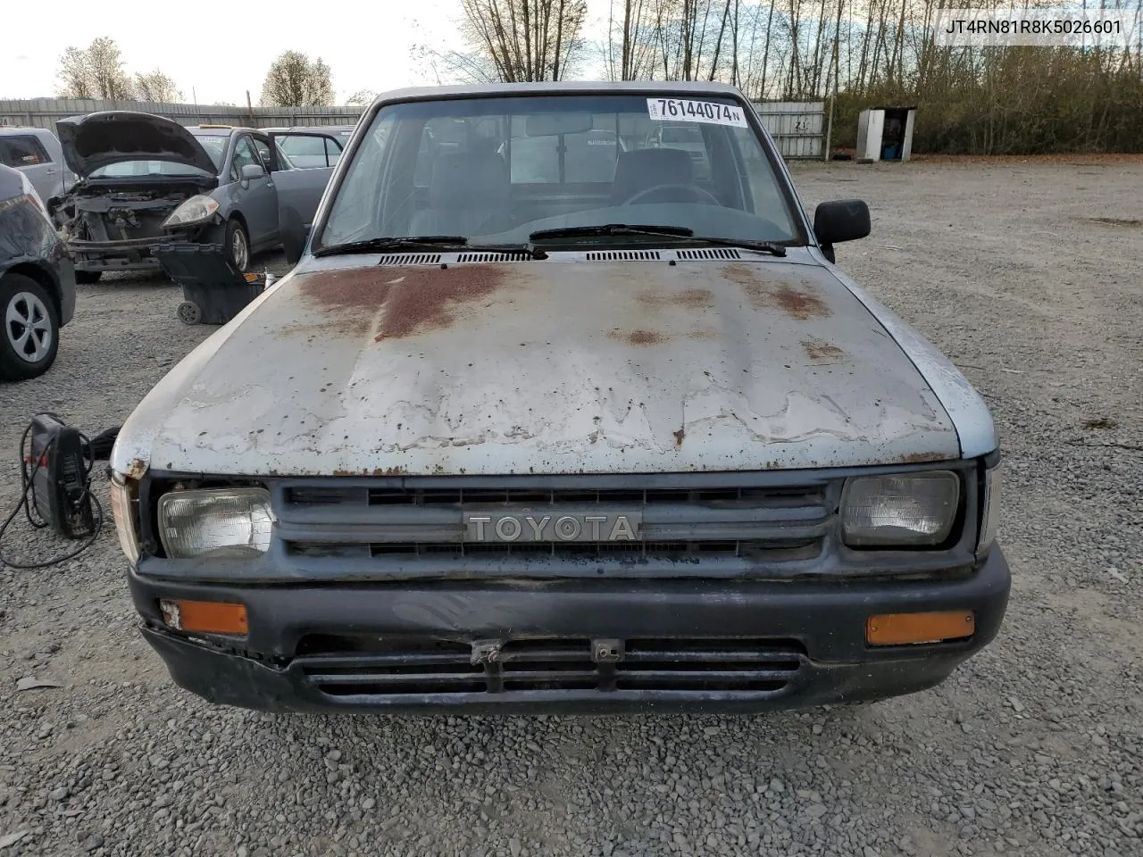 1989 Toyota Pickup 1/2 Ton Short Wheelbase VIN: JT4RN81R8K5026601 Lot: 76144074