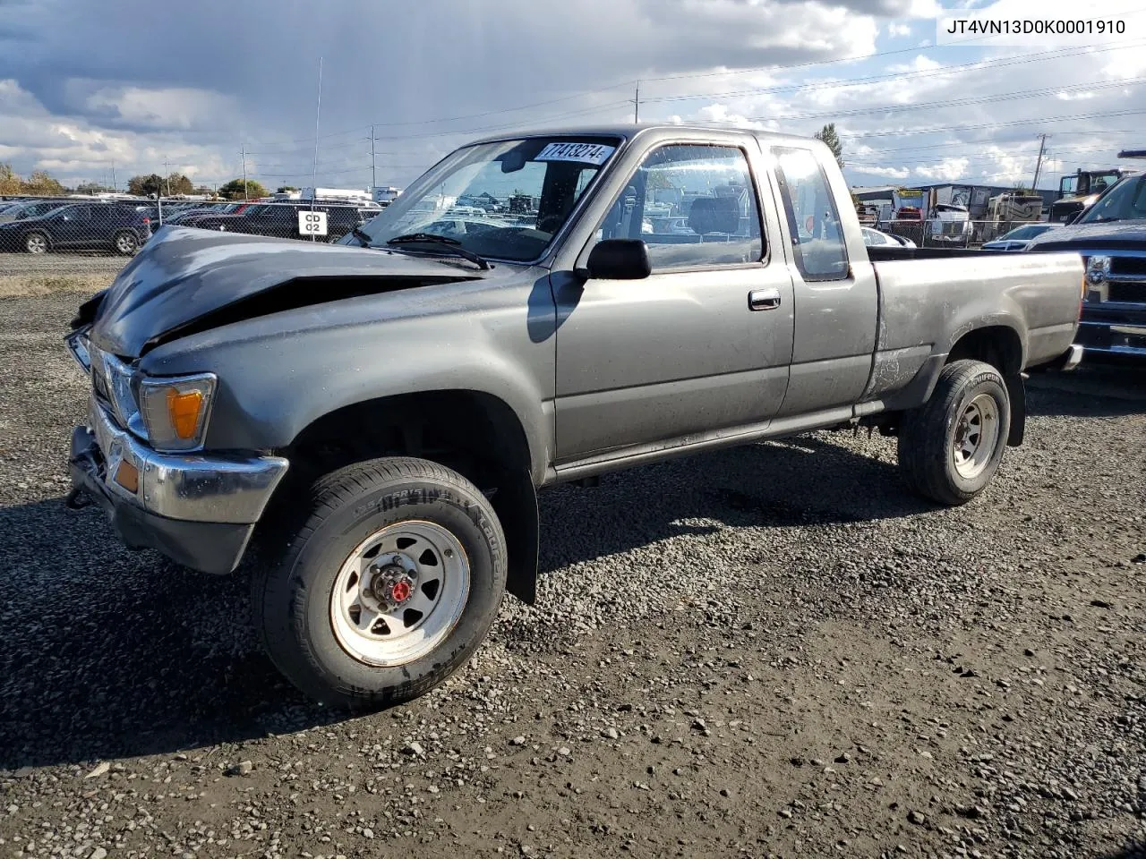 1989 Toyota Pickup 1/2 Ton Extra Long Wheelbase Dlx VIN: JT4VN13D0K0001910 Lot: 77413274