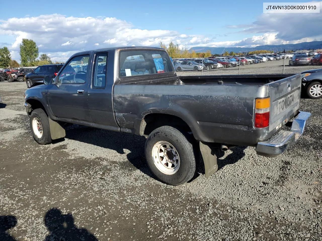 1989 Toyota Pickup 1/2 Ton Extra Long Wheelbase Dlx VIN: JT4VN13D0K0001910 Lot: 77413274