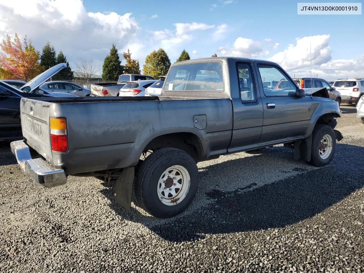 JT4VN13D0K0001910 1989 Toyota Pickup 1/2 Ton Extra Long Wheelbase Dlx