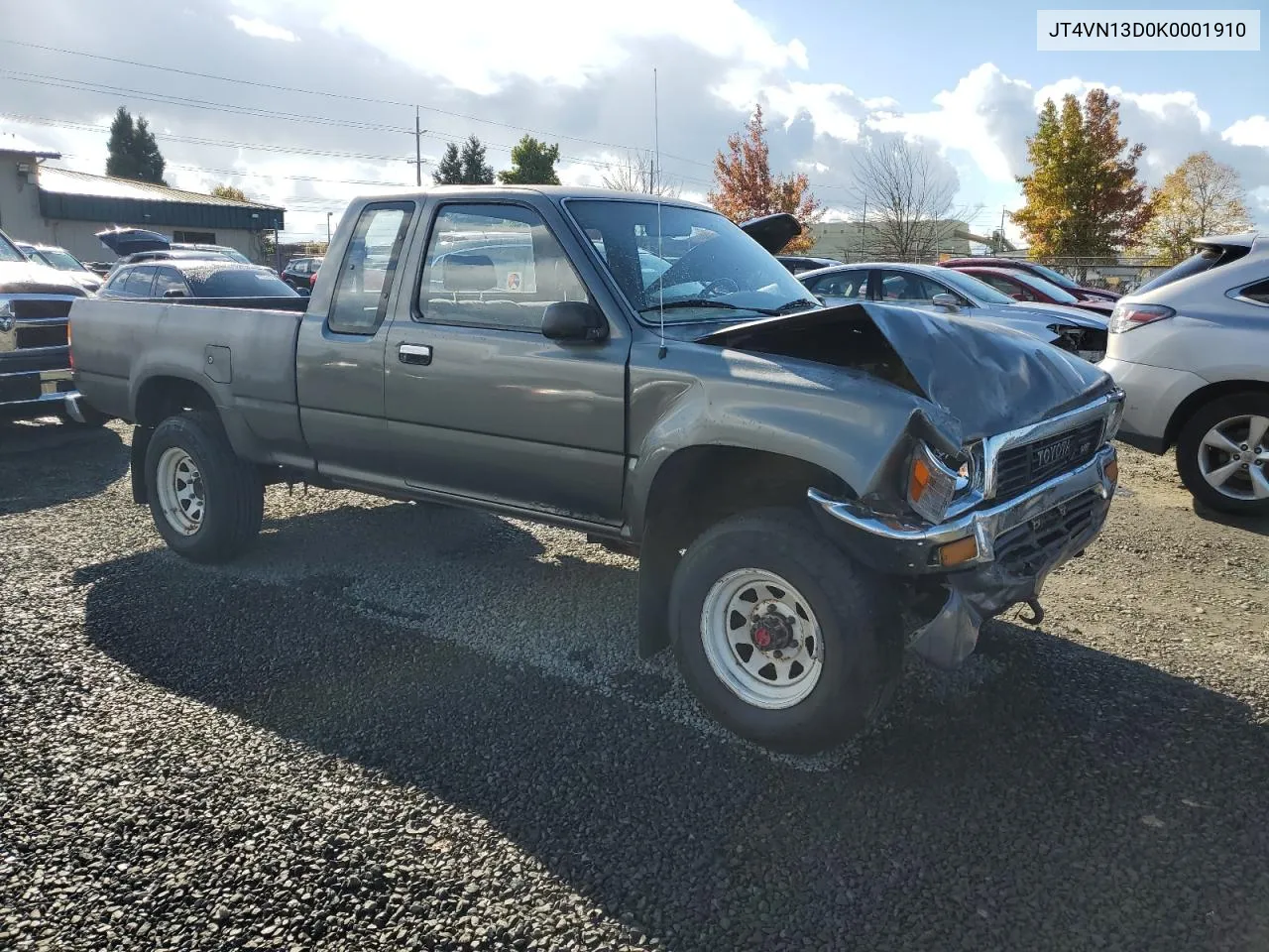 JT4VN13D0K0001910 1989 Toyota Pickup 1/2 Ton Extra Long Wheelbase Dlx