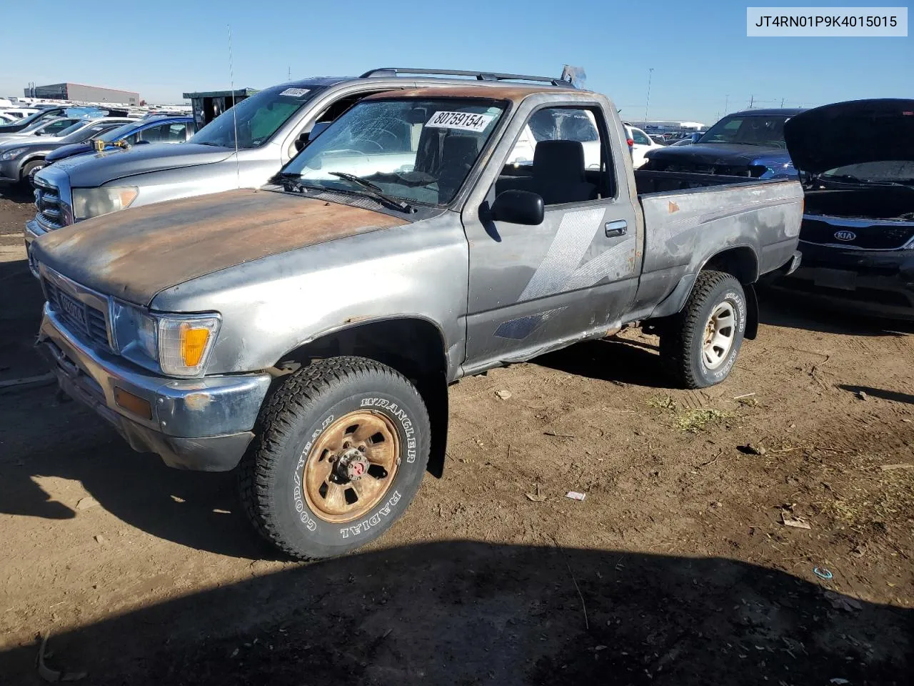 1989 Toyota Pickup 1/2 Ton Short Wheelbase Dlx VIN: JT4RN01P9K4015015 Lot: 80759154