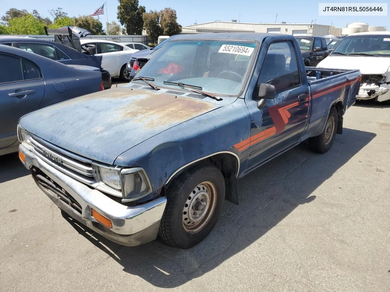 1990 Toyota Pickup 1/2 Ton Short Wheelbase VIN: JT4RN81R5L5056446 Lot: 55210694