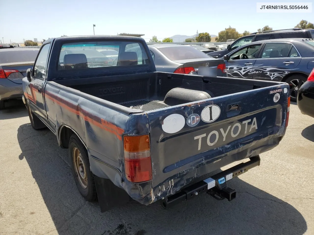 1990 Toyota Pickup 1/2 Ton Short Wheelbase VIN: JT4RN81R5L5056446 Lot: 55210694