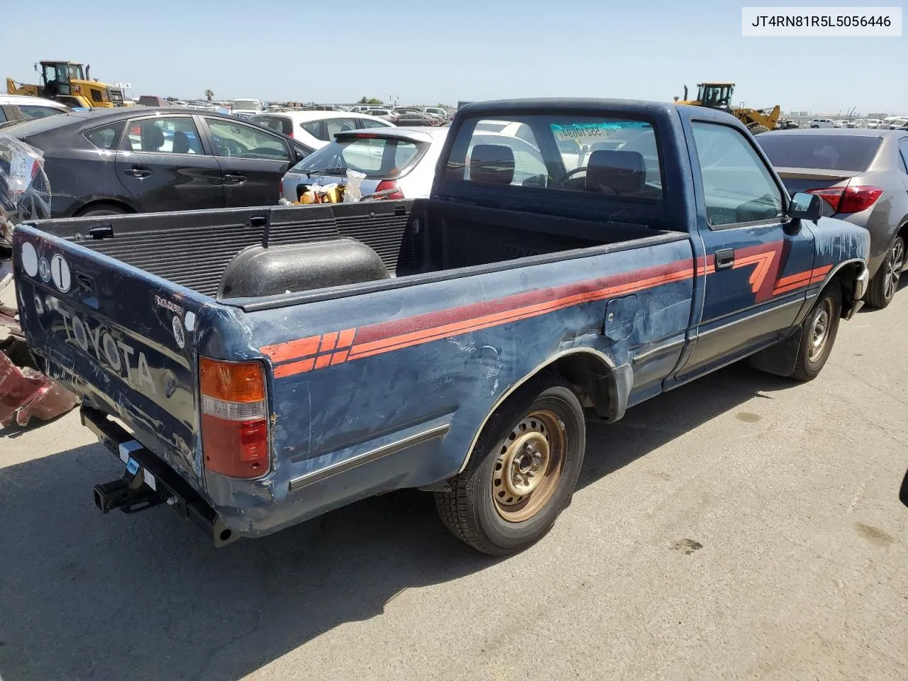 1990 Toyota Pickup 1/2 Ton Short Wheelbase VIN: JT4RN81R5L5056446 Lot: 55210694