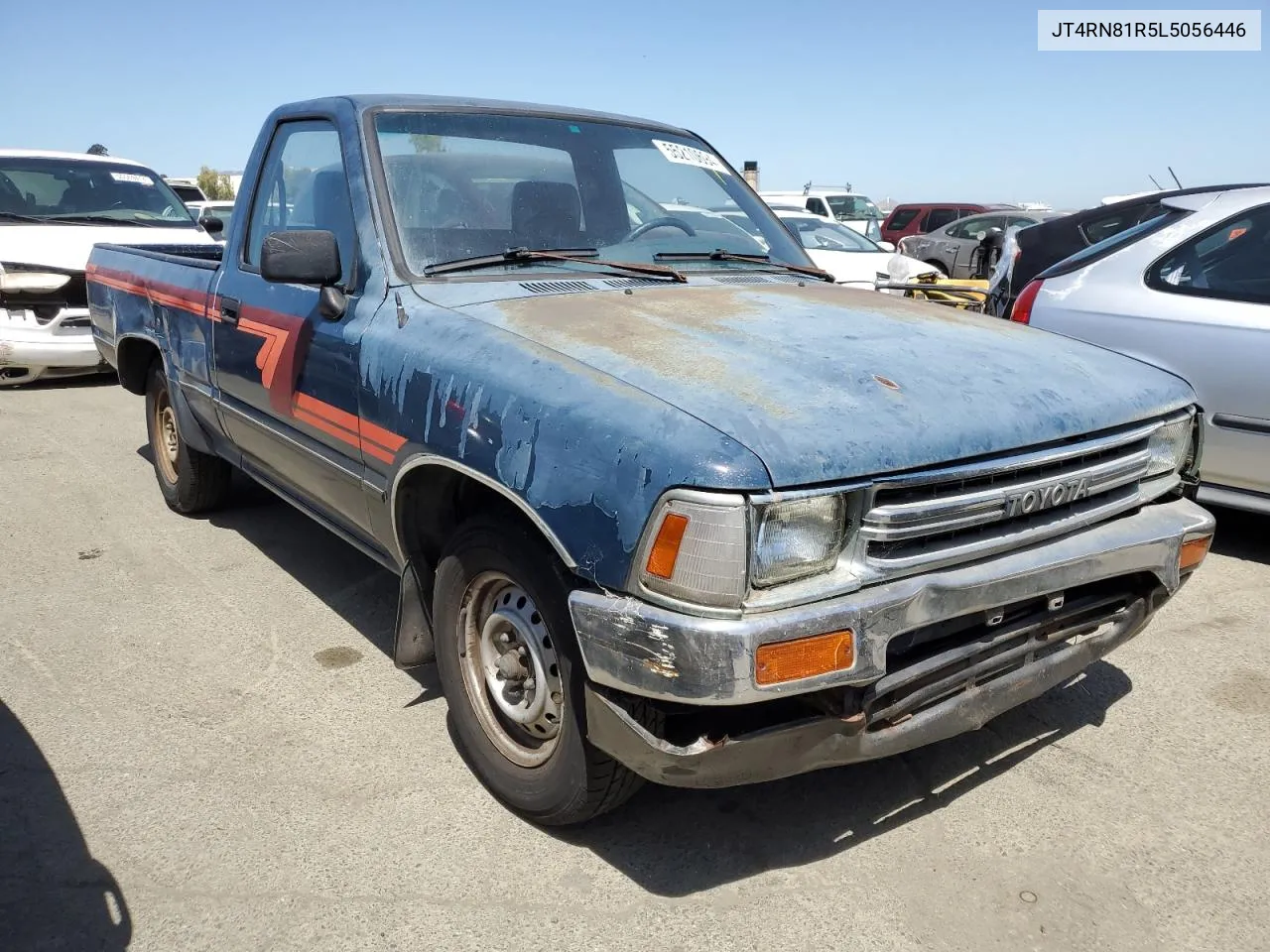 1990 Toyota Pickup 1/2 Ton Short Wheelbase VIN: JT4RN81R5L5056446 Lot: 55210694