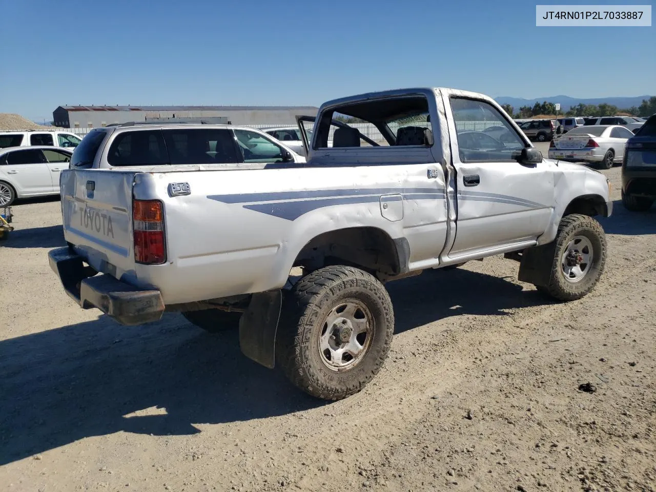 JT4RN01P2L7033887 1990 Toyota Pickup 1/2 Ton Short Wheelbase Dlx