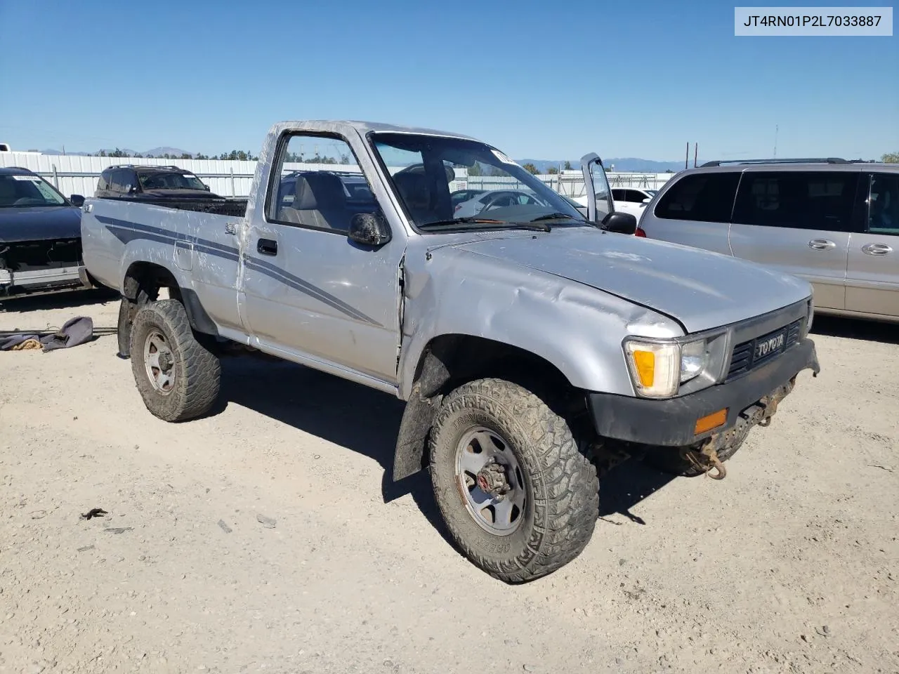 JT4RN01P2L7033887 1990 Toyota Pickup 1/2 Ton Short Wheelbase Dlx