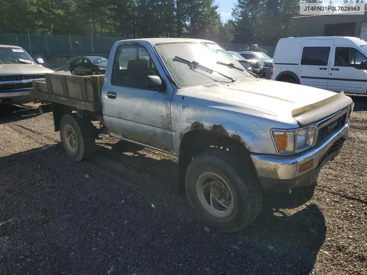 1990 Toyota Pickup 1/2 Ton Short Wheelbase Dlx VIN: JT4RN01P0L7028963 Lot: 73675134