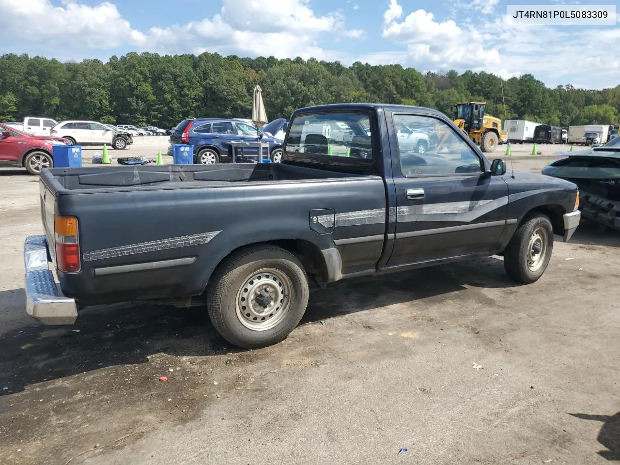 1990 Toyota Pickup 1/2 Ton Short Wheelbase Dlx VIN: JT4RN81P0L5083309 Lot: 74438354