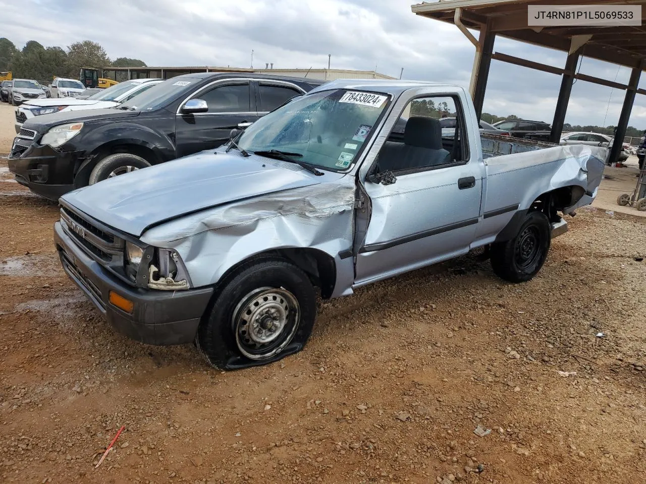 1990 Toyota Pickup 1/2 Ton Short Wheelbase Dlx VIN: JT4RN81P1L5069533 Lot: 78433024