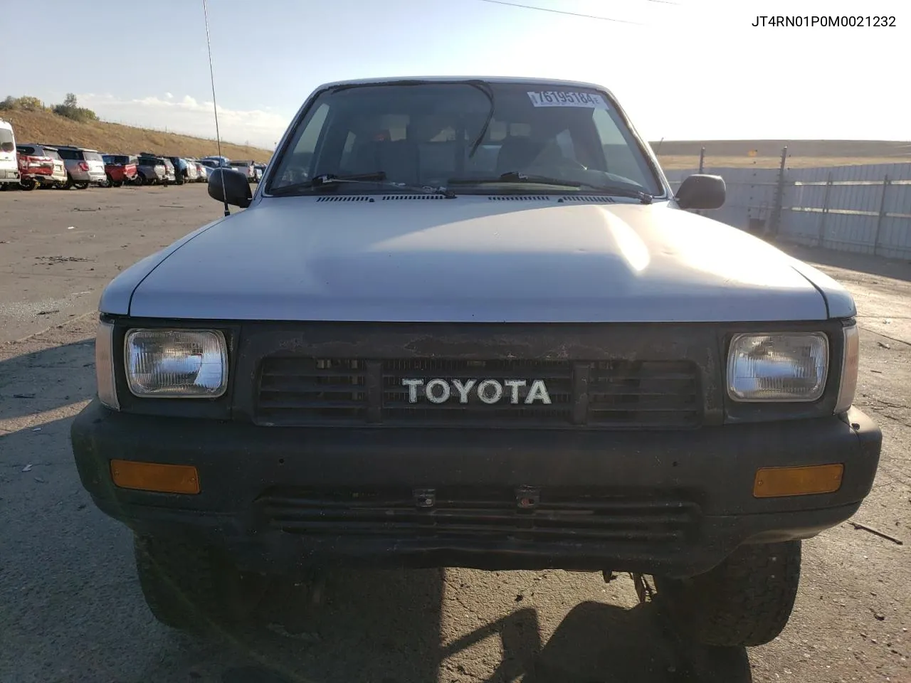 1991 Toyota Pickup 1/2 Ton Short Wheelbase Dlx VIN: JT4RN01P0M0021232 Lot: 76195184