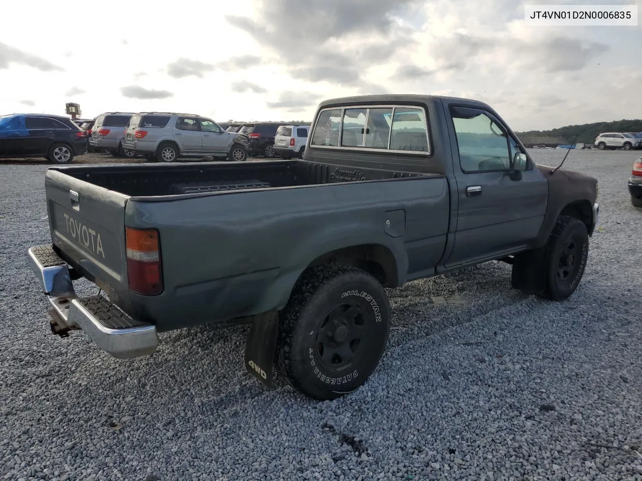 1992 Toyota Pickup 1/2 Ton Short Wheelbase Dlx VIN: JT4VN01D2N0006835 Lot: 71565494