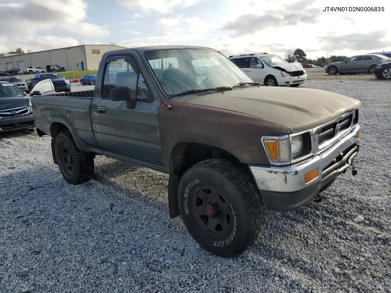 1992 Toyota Pickup 1/2 Ton Short Wheelbase Dlx VIN: JT4VN01D2N0006835 Lot: 71565494