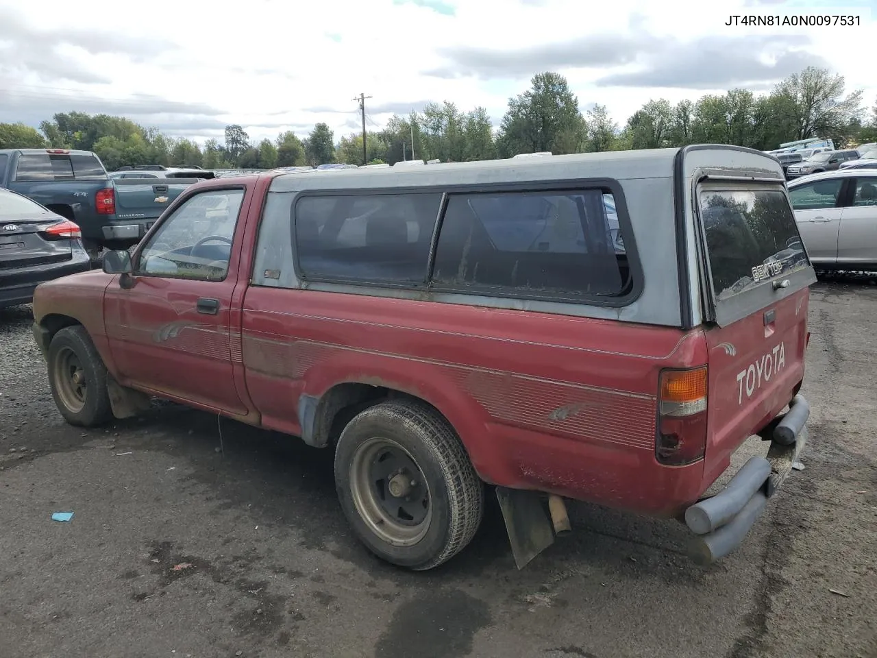 1992 Toyota Pickup 1/2 Ton Short Wheelbase VIN: JT4RN81A0N0097531 Lot: 74367094