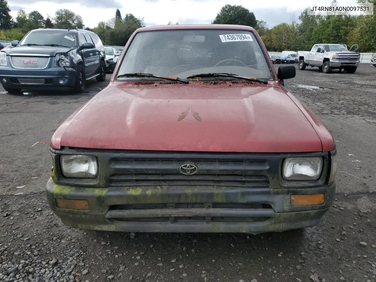 1992 Toyota Pickup 1/2 Ton Short Wheelbase VIN: JT4RN81A0N0097531 Lot: 74367094