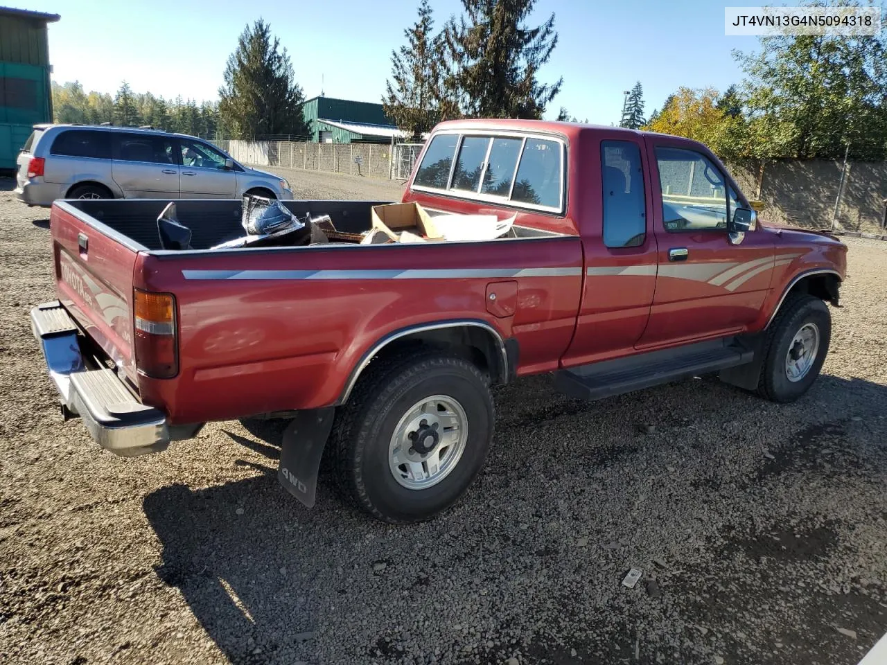 1992 Toyota Pickup 1/2 Ton Extra Long Wheelbase Sr5 VIN: JT4VN13G4N5094318 Lot: 74559094