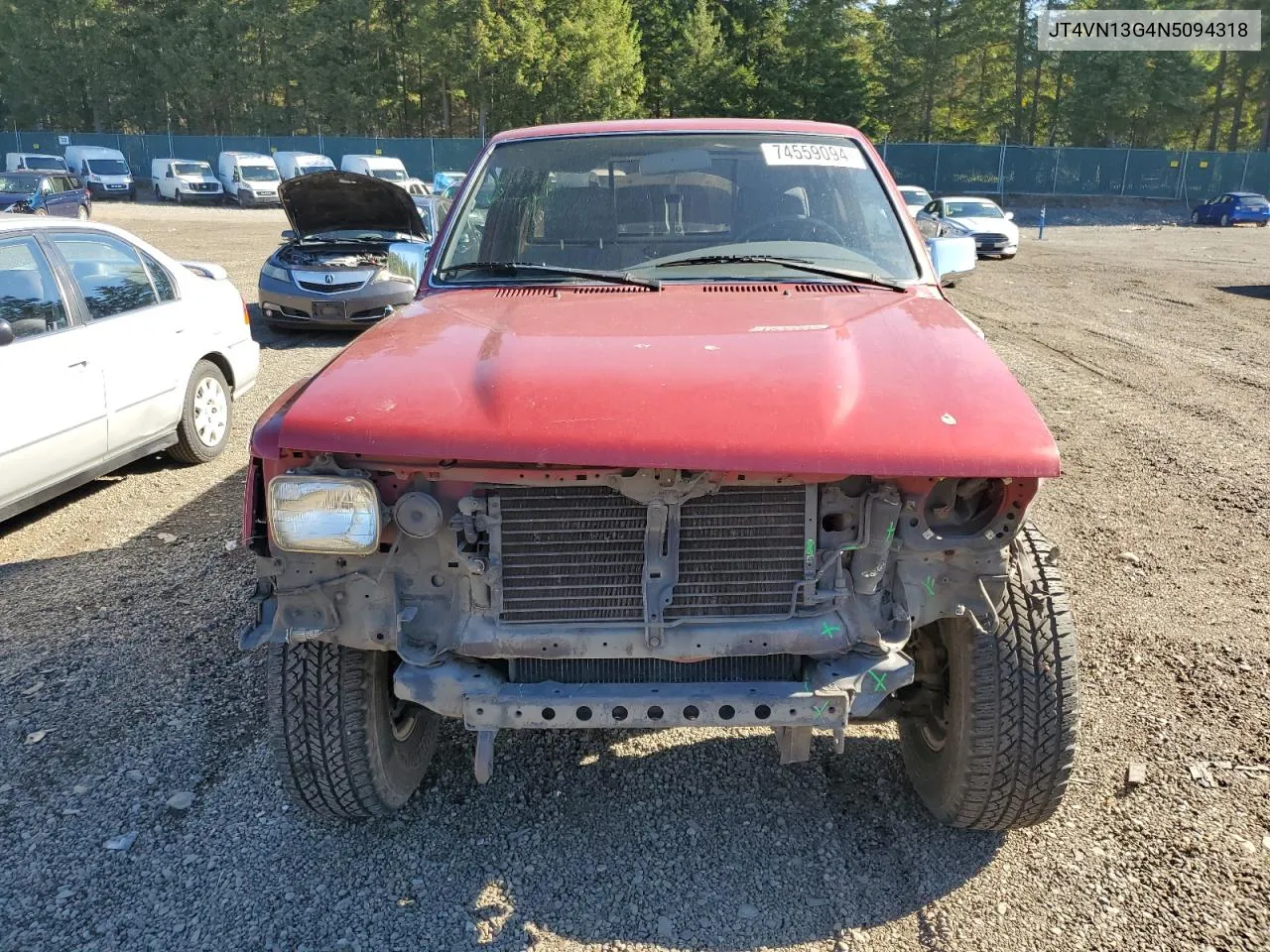 1992 Toyota Pickup 1/2 Ton Extra Long Wheelbase Sr5 VIN: JT4VN13G4N5094318 Lot: 74559094